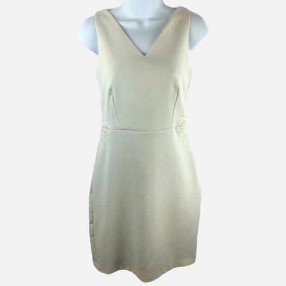 Ann Taylor Dresses & Skirts - Ann Taylor Petite Off-White Bodycon Dress